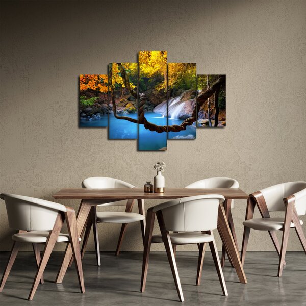 Kép - Vízesések Ázsiában (150x105 cm)