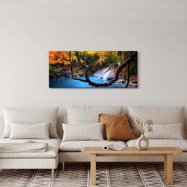 Kép - Vízesések Ázsiában (120x50 cm)