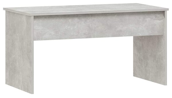 Betonszürke szerelt fa dohányzóasztal 102 x 50,5 x 52,5 cm