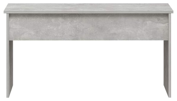 Betonszürke szerelt fa dohányzóasztal 102 x 50,5 x 52,5 cm