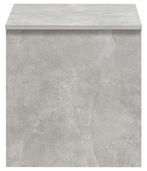 Betonszürke szerelt fa dohányzóasztal 102 x 50,5 x 52,5 cm