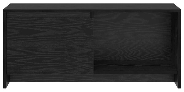 TV szekrény garnitúra 90 x 35 x 40 cm Fekete tölgy Szerelt Fa