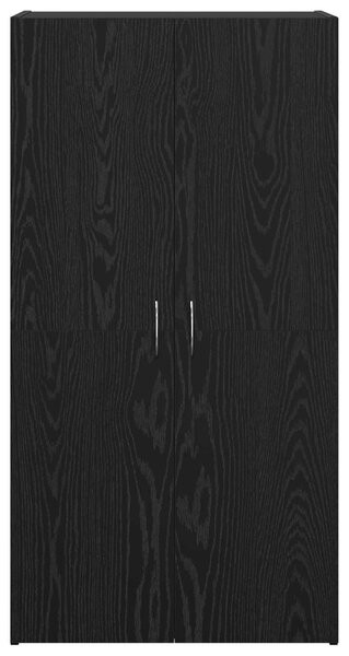 Irodai szekrény Fekete Tölgy 60 x 32 x 115 cm Szerelt Fa
