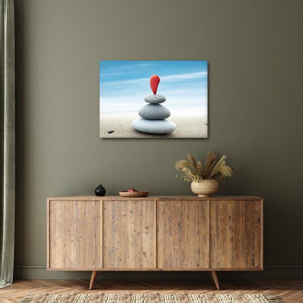 Kép - Egyensúly kövekkel (70x50 cm)