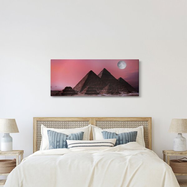 Kép - Piramisok giza, Egyiptom (120x50 cm)