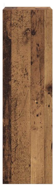 Könyvespolc 3 szintes 40 x 30 x 103 cm Szerelt Fa Régi fa