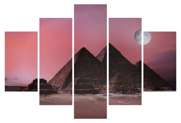 Kép - Piramisok giza, Egyiptom (150x105 cm)