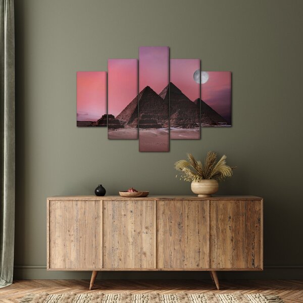 Kép - Piramisok giza, Egyiptom (150x105 cm)