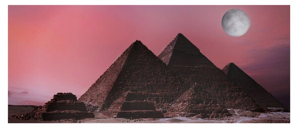 Kép - Piramisok giza, Egyiptom (120x50 cm)