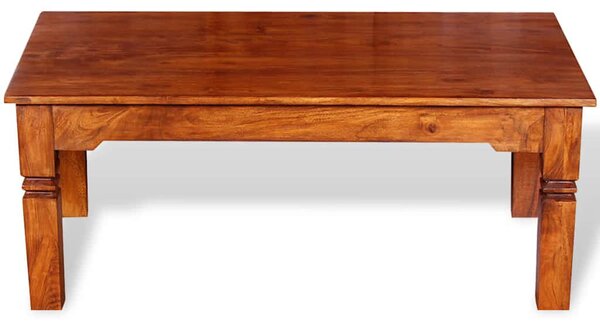 Tömör fa dohányzóasztal 110 x 60 x 45 cm