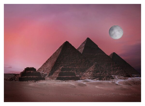 Kép - Piramisok giza, Egyiptom (70x50 cm)