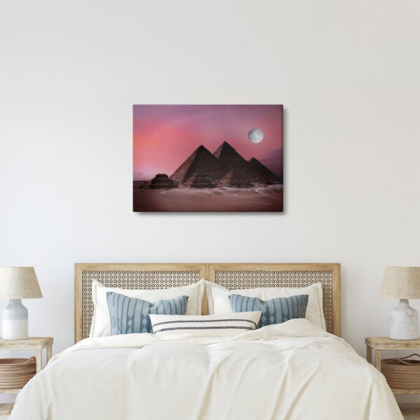 Kép - Piramisok giza, Egyiptom (70x50 cm)