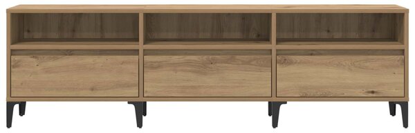 TV szekrény 150 x 30 x 45 cm Artisan tölgy Műszaki fa és vas