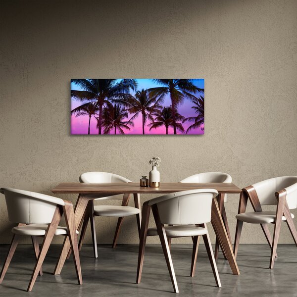 Kép - Pálmafák Miamiban (120x50 cm)