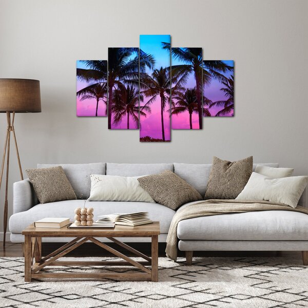 Kép - Pálmafák Miamiban (150x105 cm)