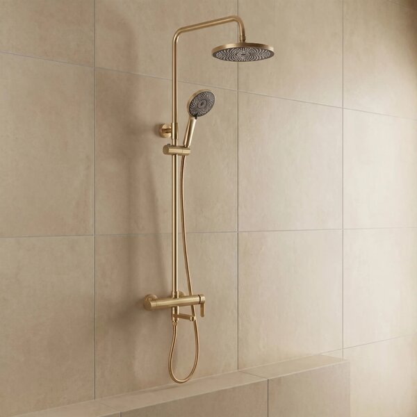 Zuhanyszett Rea Arcos brush gold