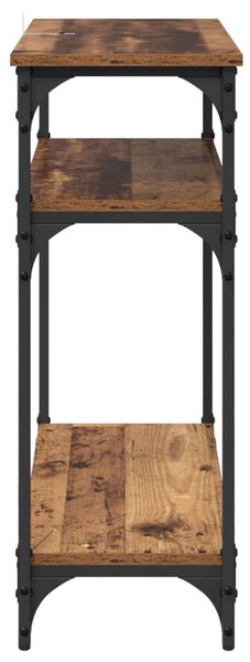 Konzolasztal Öreg fa 75 x 29 x 75 cm Szerelt Fa