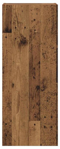 TV Fali Szekrény 40,5 x 30 x 102 cm Öreg fa Szerelt Fa