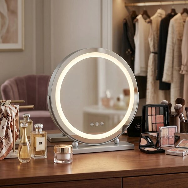 LED Tükör MAKE-UP Chrome 40 cm