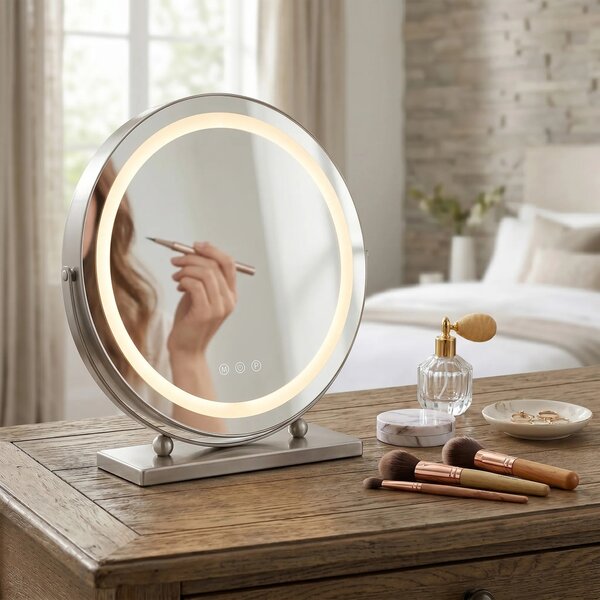 LED Tükör MAKE-UP Chrome 40 cm