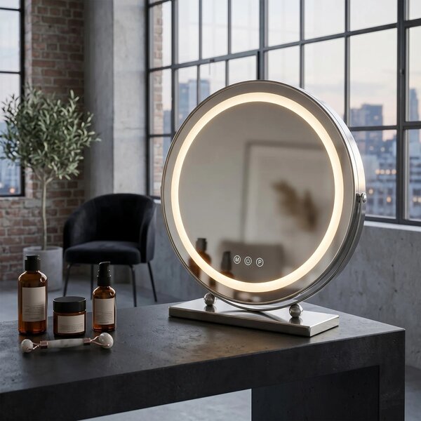 LED Tükör MAKE-UP Chrome 40 cm