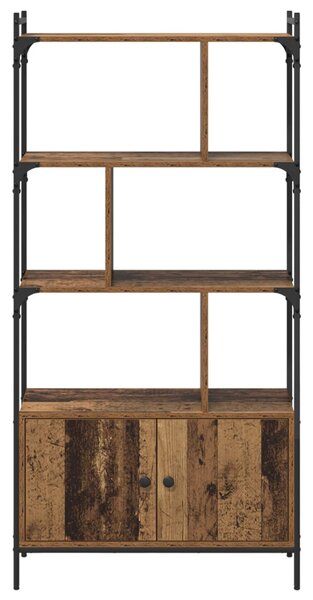 Könyvszekrény 6 szintes 76,5 x 30 x 154,5 cm Szerelt Fa