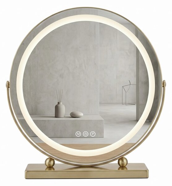 LED Tükör MAKE-UP L.Gold 50 cm