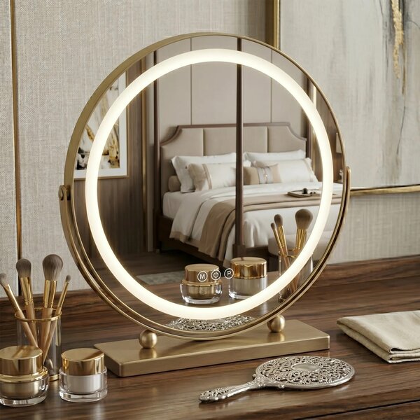 LED Tükör MAKE-UP L.Gold 40 cm