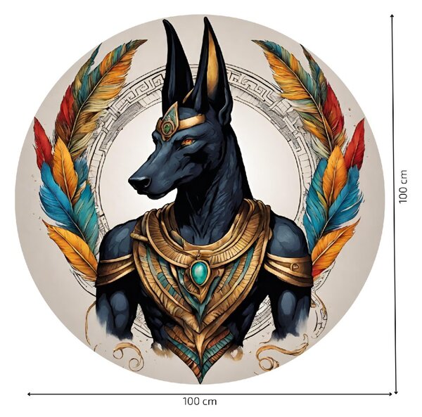 PIPPER. Kör alakú falmatrica "Anubis" Méret: 60cm