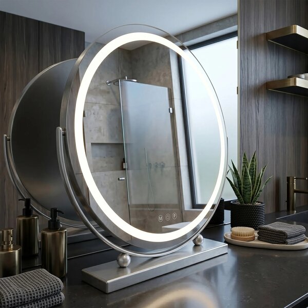 LED Tükör MAKE-UP Chrome 50 cm