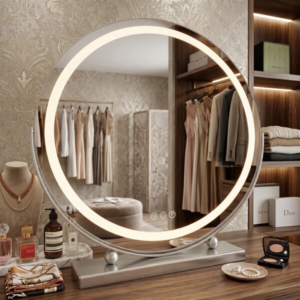 LED Tükör MAKE-UP Chrome 50 cm