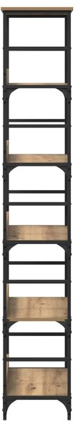 Könyvespolc 5 szintes 50 x 33 x 188,5 cm Szerelt Fa