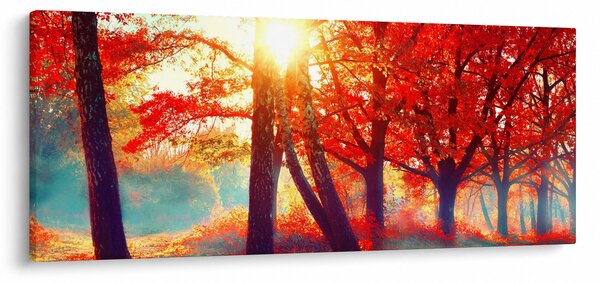 Kép - Őszi táj (120x50 cm)