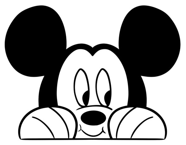 PIPPER. Matrica a kapcsoló felett "Mickey"