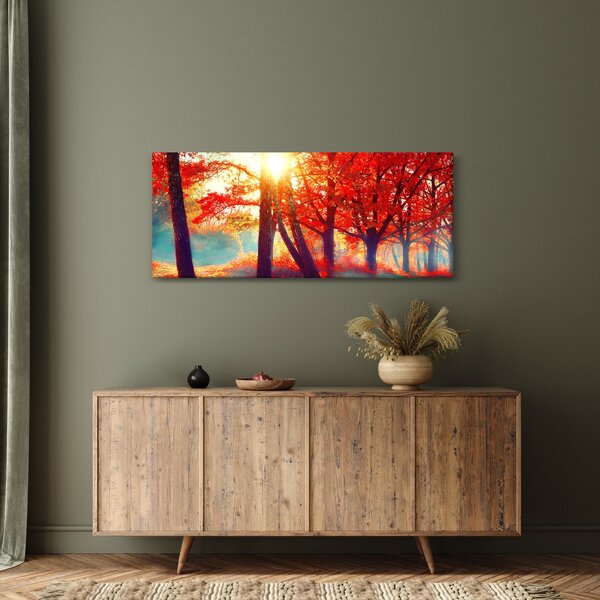 Kép - Őszi táj (120x50 cm)