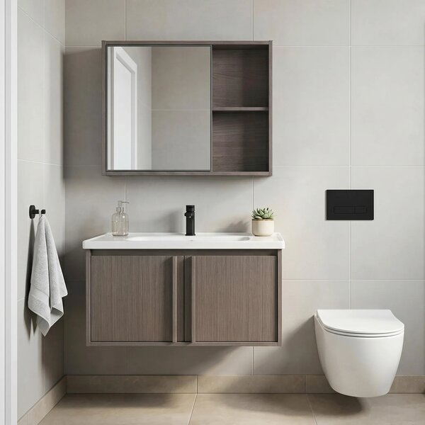 Fürdőszobabútor szett mosdóval Gama T25023 KJM 80CM