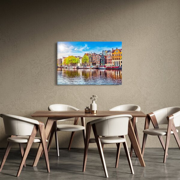 Kép - Táncoló házak, Amszterdam (90x60 cm)