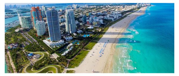 Kép - Miami, Florida (120x50 cm)