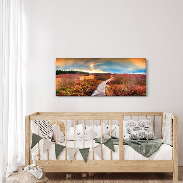 Kép - Őszi út (120x50 cm)