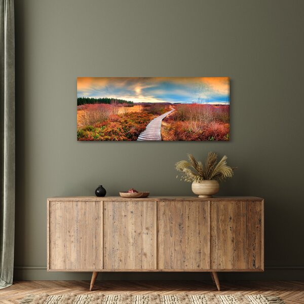 Kép - Őszi út (120x50 cm)