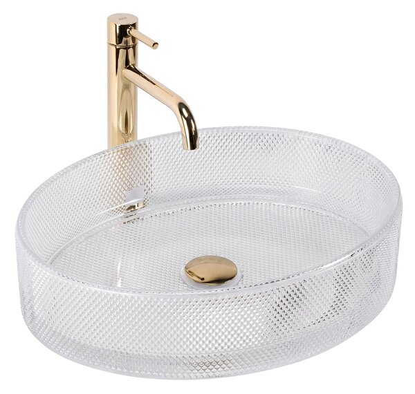 Pultos mosdókagyló REA Mirella Transparent
