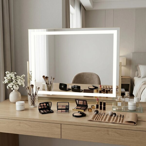 LED Tükör STUDIO L.Gold 58x45