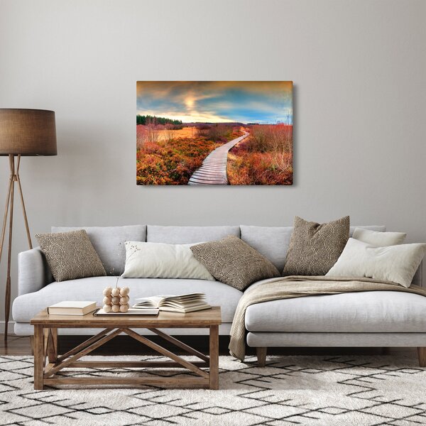 Kép - Őszi út (90x60 cm)