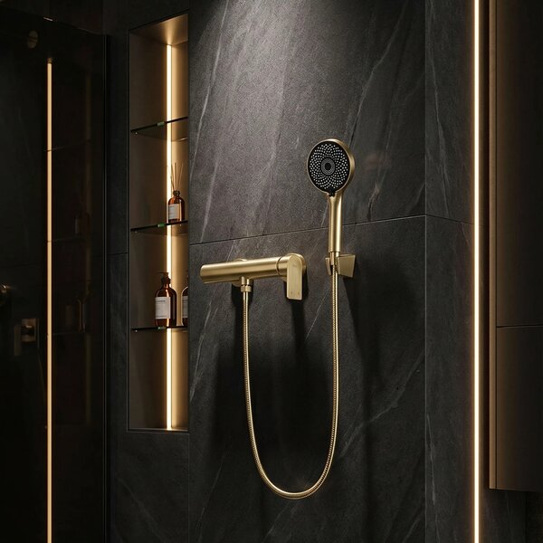 Zuhanycsaptelep Rea Hunter Brushed Gold