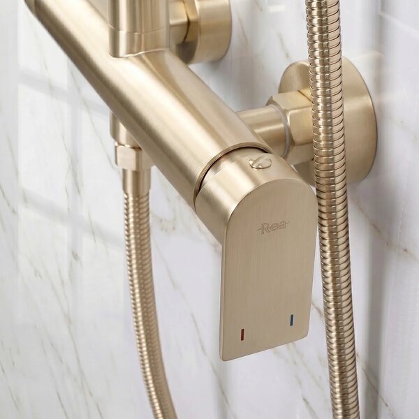 Zuhanyszett Rea Hunter Brush Gold