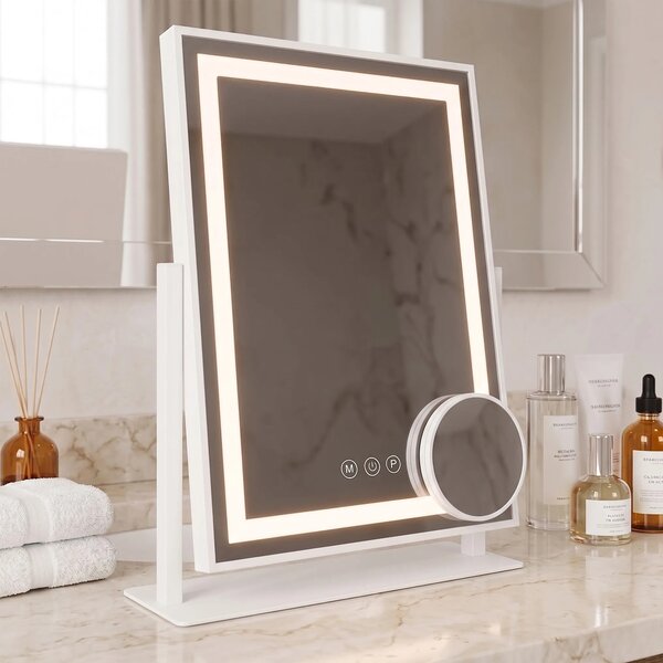 LED Tükör LUMI White 30x40cm