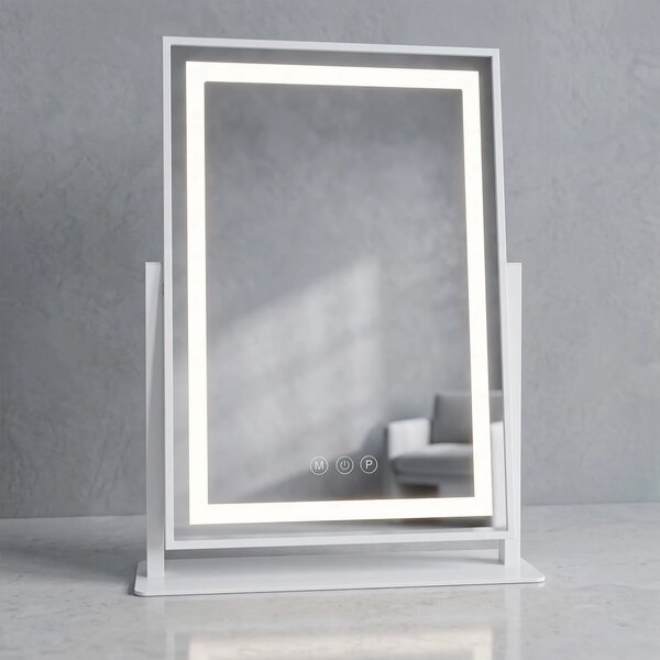 LED Tükör LUMI White 30x40cm