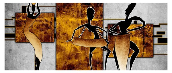 Kép - Az afrikai kultúra motívumai (120x50 cm)