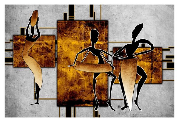 Kép - Az afrikai kultúra motívumai (90x60 cm)