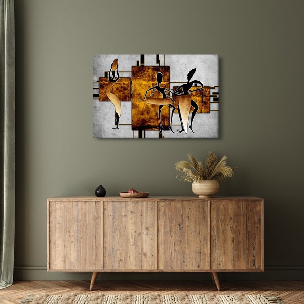 Kép - Az afrikai kultúra motívumai (90x60 cm)